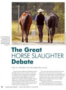 The Great Horse Slaughter Debate - Page 1